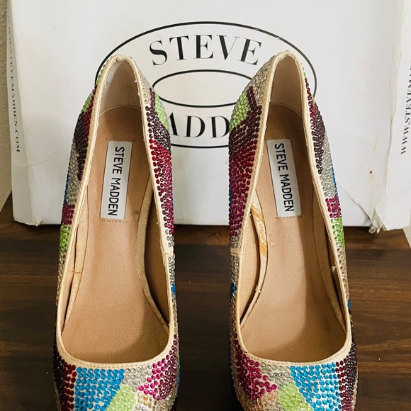 Steve Madden Womens Dyvinal Platform Heel 6.5 - Picture 2 of 5